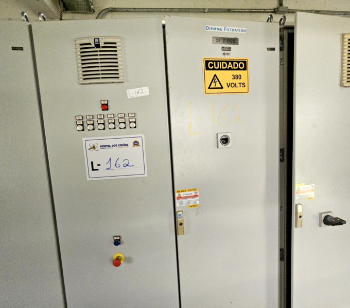 01 ARMÁRIO PAINEL ELÉTRICO 2 PORTAS COM INVERSOR DE 4 SIEMENS, MODELO: SINAMICS POWER MODULE 240-2, MOTOR: 4KW, TENSÃO ENTRADA 380-480V