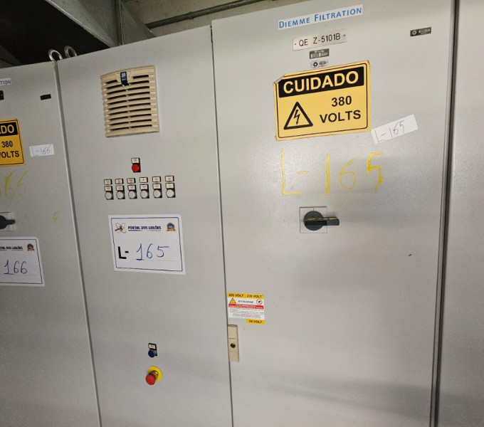 01 ARMÁRIO PAINEL ELÉTRICO INVERSOR DE 3 SIEMENS, MODELO: SINAMICS POWER MODULE 240, MOTOR: 3KW, TENSÃO ENTRADA: 380-480V