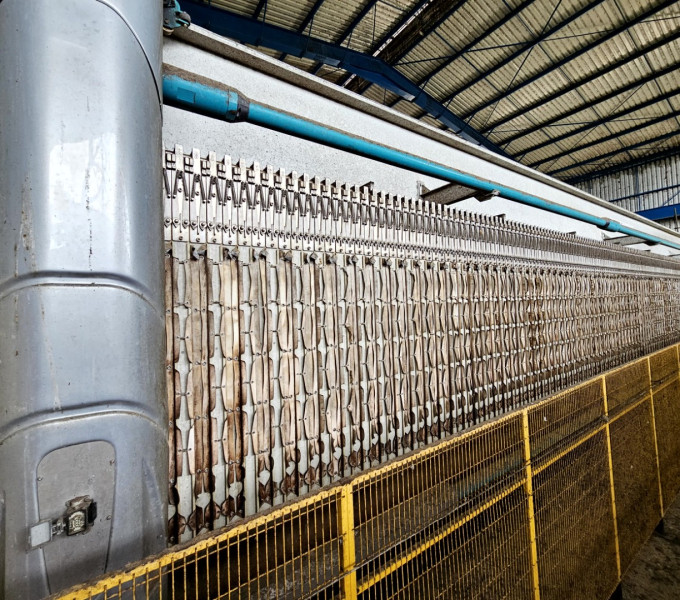 ARMAZEM ESTRUTURA VIGA 30m x 50m x 12m. VIGAS DE 30" E TELHAS CANALETAS