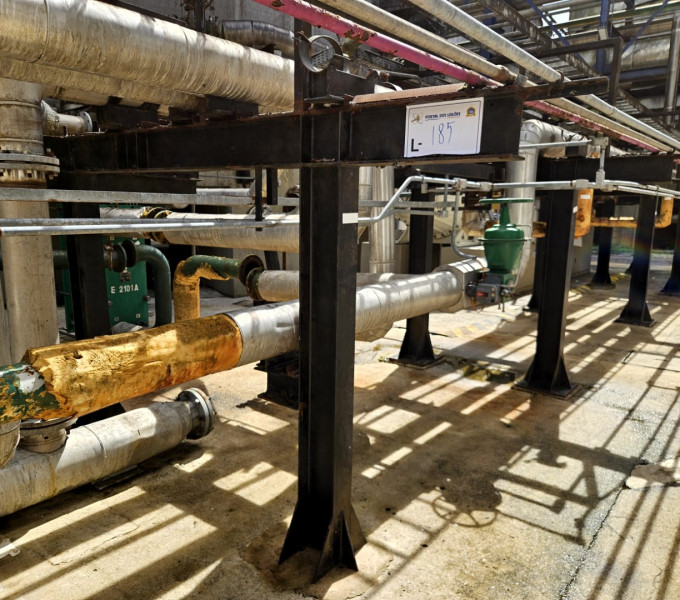 PIPERACK VIGAS "8", $2,00 P/KG