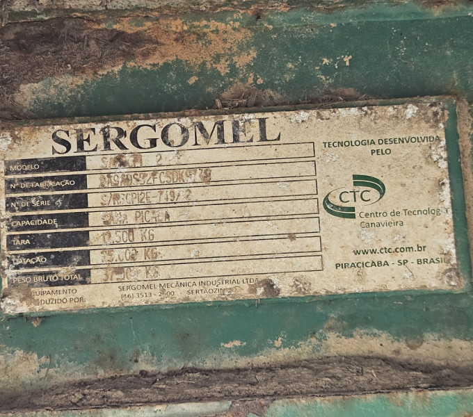01 SEMI-REBOQUE FECHADO SERGOMEL, PLACA: OHE-2869