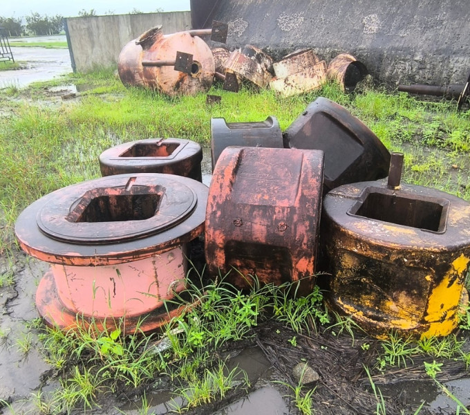 06 LUVAS DE ACIONAMENTO DE MOENDA DE FERRO FUNDIDO