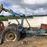 CARREGADEIRA NEW HOLLAND TS 6000 DANIFICADA, ANO 2011, DANIFICADA, FROTA 0620005, CHASSI ZBCE91735, (OBS: CABINE DANIFICADA, COM MOTOR), NÃO VAI A MEIA LANÇA