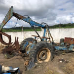 CARREGADEIRA NEW HOLLAND TS 6000 DANIFICADA, ANO 2011, DANIFICADA, FROTA 0620005, CHASSI ZBCE91735, (OBS: CABINE DANIFICADA, COM MOTOR), NÃO VAI A MEIA LANÇA