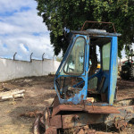 CARREGADEIRA NEW HOLLAND TS 6000 DANIFICADA, ANO 2011, DANIFICADA, FROTA 0620005, CHASSI ZBCE91735, (OBS: CABINE DANIFICADA, COM MOTOR), NÃO VAI A MEIA LANÇA