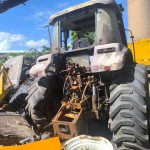TRATOR YTO 1804, ANO 2011, FROTA 0520021, CHASSI  31190347, (OBS: DESMONTADO, SUCATEADO)