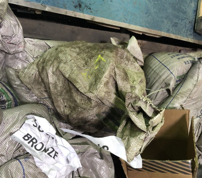 SUCATA DE BRONZE, APROX. 1000KG