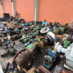 DIVERSAS BOMBA CENTRIFUGAS,  DE AGUA, CALDO,  (APROX. 10 TONELADAS)