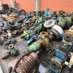 DIVERSAS BOMBA CENTRIFUGAS,  DE AGUA, CALDO,  (APROX. 10 TONELADAS)