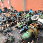 DIVERSAS BOMBA CENTRIFUGAS,  DE AGUA, CALDO,  (APROX. 10 TONELADAS)