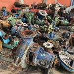 DIVERSAS BOMBA CENTRIFUGAS,  DE AGUA, CALDO,  (APROX. 10 TONELADAS)