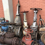 DIVERSOS VALVULAS  DE CALDO 8,12,14,16,20" ,( APROX. 7 UNID)