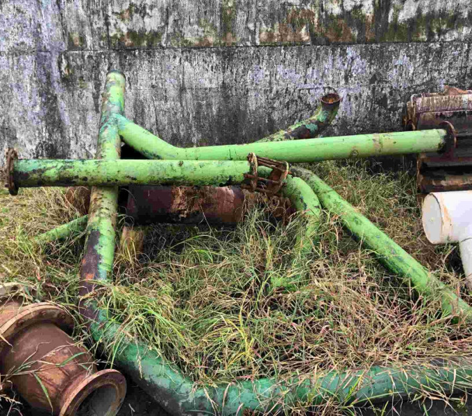 SUCATA DE TUBOS DE DIVERSAS POLEGADAS, APROXIMADAMENTE 5 TON.