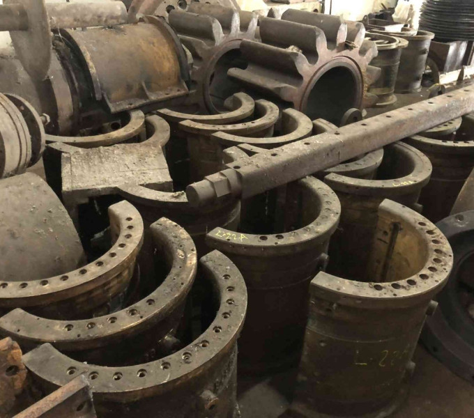16 CASQUILHOS DE BRONZE PARA MOENDA DE 84"