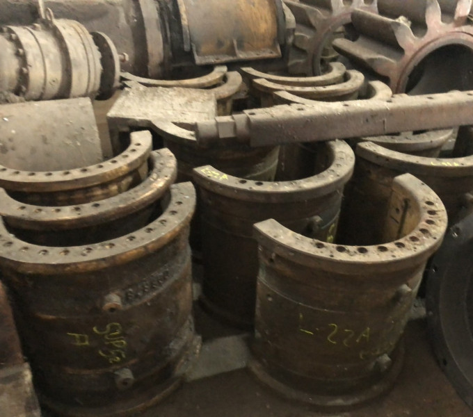 16 CASQUILHOS DE BRONZE PARA MOENDA DE 84"