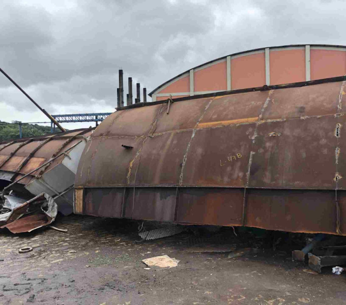03 CURVAS DE DUTO DE GASES DO EXAUSTOR, APROXIMADAMENTE 20 TON.