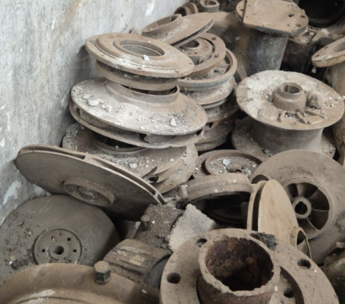 Aprox. 2ton Rotores de bomba em inox