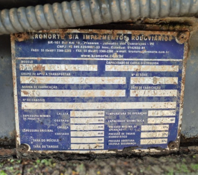 Semi reboque Tanque Kronorte
