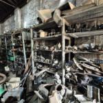 Sala Almoxarifado II: Grande qtd. De peças, componentes para agricola, motores a combustão, caixa de transmissão, Blocos de motor, radiadores, Embreagens, Braços hidraulicos, APROX. 200 TON. $1.00 P/KG