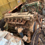 Motor a combustão CATERPILLAR 6 cilindros