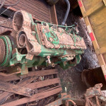 Motor a combustão John Deere 6 cilindros
