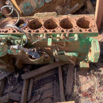 Motor a combustão John Deere 6 cilindros