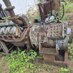 gerador a combustão Scania, motor 4 cilindros completo c/ motor, gerador, radiador