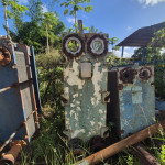 3 trocadores de calor de placas grandes