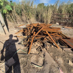 Retraços de tubo de caldeira, aprox. 200 Ton.