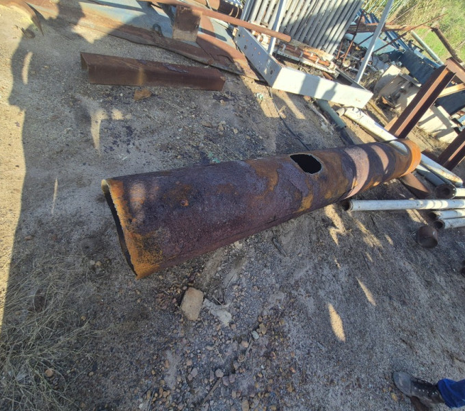 Div. Retraços de tubo 32" + cone em inox