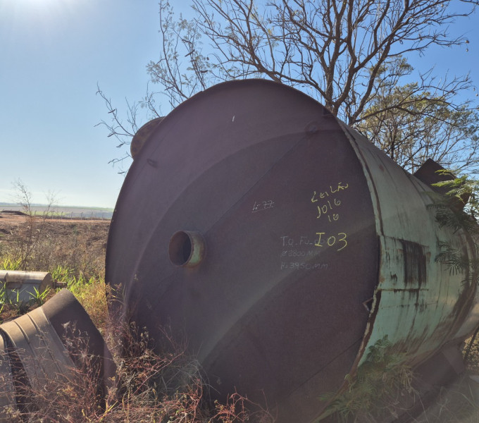 TANQUE VERTICAL EM AC 10M³