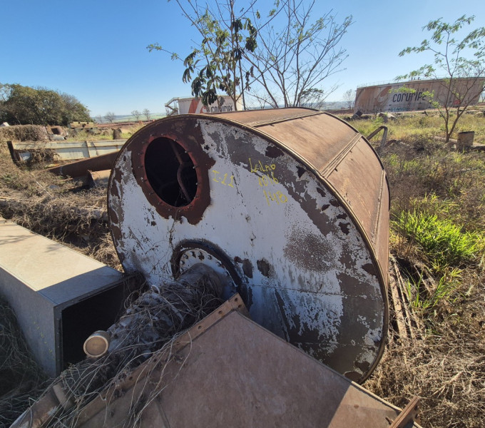 ESTRUTURA EM AC PARA FILTRO ROTATIVO C/ ROLO DE PENEIRA