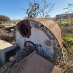 ESTRUTURA EM AC PARA FILTRO ROTATIVO C/ ROLO DE PENEIRA