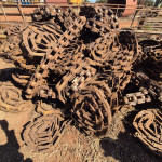 GRANDE QUANTIDADE CORRENTE P ESTEIRA METALICA MOENDA APROX. 15TON