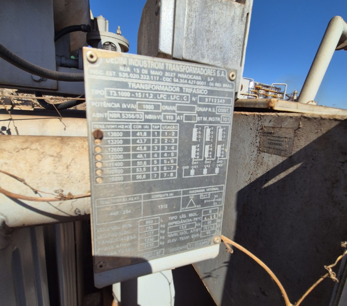 TRANSFORMADOR DEDINI 1000KVA