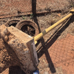 POSTE TUBULAR EM AC + ESTANTE TUBULAR AC + ELOS DE CORRENTE AC