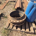 TUBO AC SCH 60  + 04 PLACAS AC + 05 FLANGES AC + 2 FLANGES + 12 BRAÇOS AC