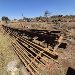 ESTRUTURA DE ESTEIRA TRANSPORTADORA C/ GUARDA-CORPO