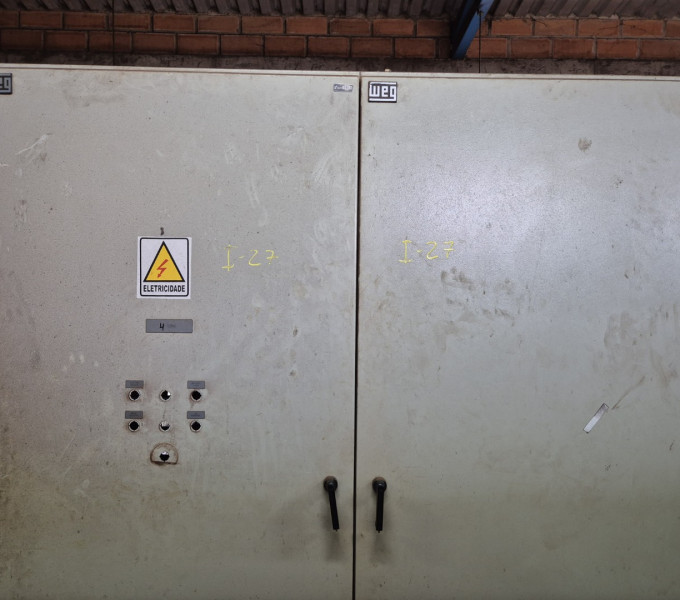 PAINEL ELETRICO DUPLO C/ 02 RETIFICADORES , DISJUNTOR, BARRAMENTOS