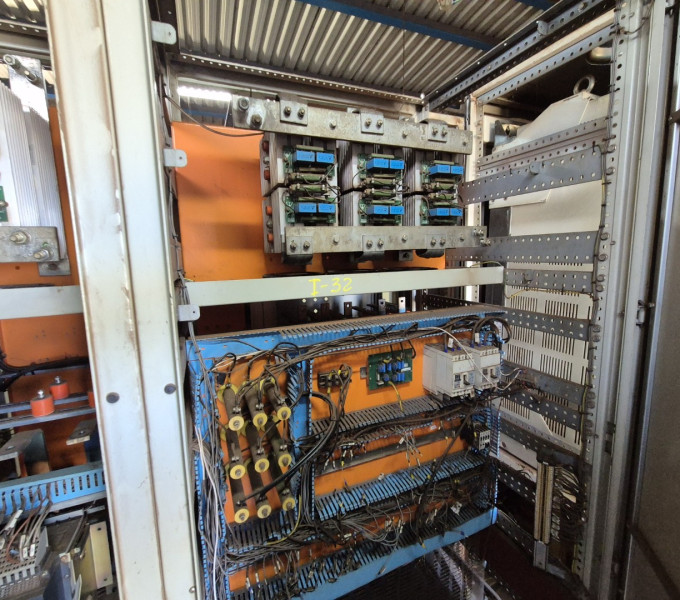 PAINEL ELETRICO DUPLO C/ 02 RETIFICADORES E BARRAMENTOS