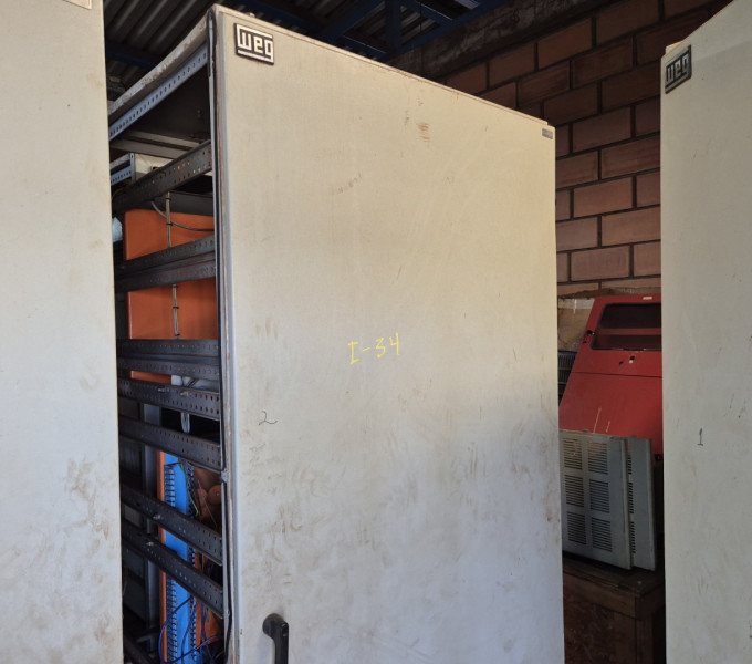 PAINEL ELETRICO C/ RETIFICADOR E BARRAMENTOS