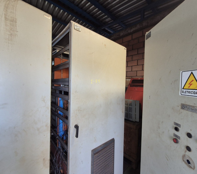 PAINEL ELETRICO C/ RETIFICADOR E BARRAMENTOS
