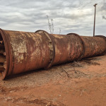 SECADOR ROTATIVO EM AÇO CARBONO ALETAS + ANEIS EM AC