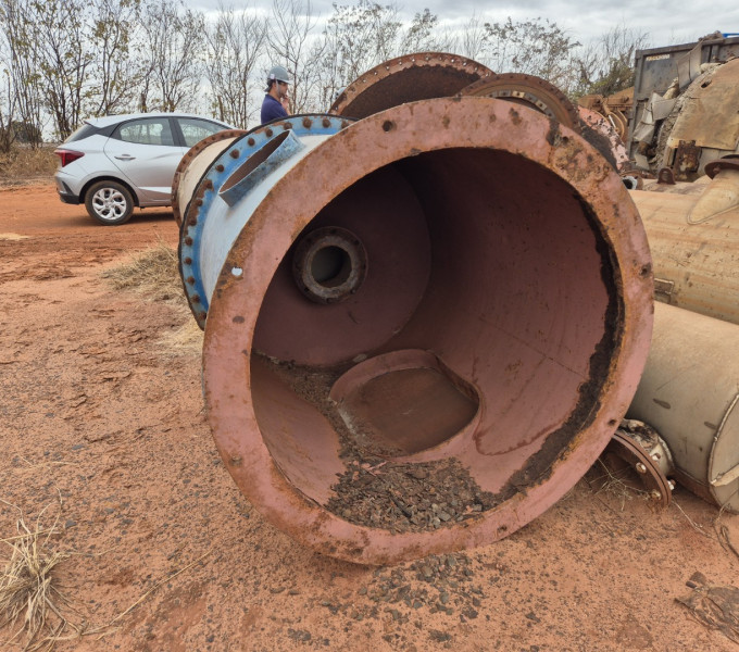 COLUNA EM AÇO CARBONO E INOX