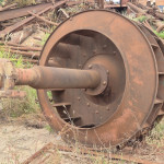 ROTOR DE CALDEIRA EM AC C/ EIXO E MANCAIS