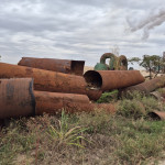 TUBOS EM AC, CURVAS DIVERSAS COMPRIMENTOS APROX. 5TON