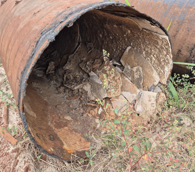 TUBOS EM AC, CURVAS DIVERSAS COMPRIMENTOS APROX. 5TON