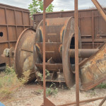ROTOR DE CALDEIRA EM AC C/ EIXO E MANCAIS