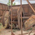 ROTOR DE CALDEIRA EM AC C/ EIXO E MANCAIS