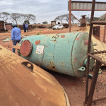 TANQUE VERTICAL EM AC + 03 CONE EM AC (TAMPA DE TANQUE)
